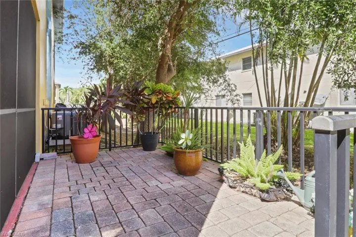 View of the patio