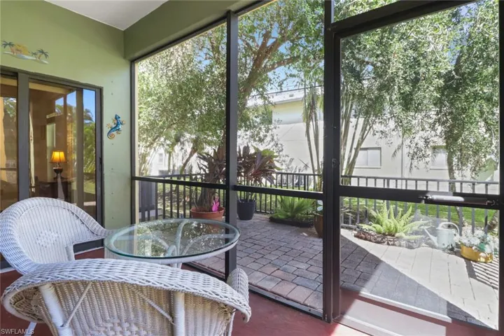 Patio with outdoor dining area