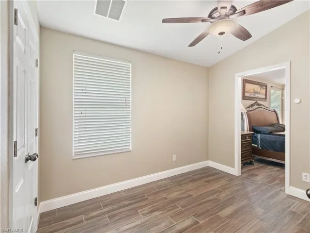 4th bedroom, connects to Master