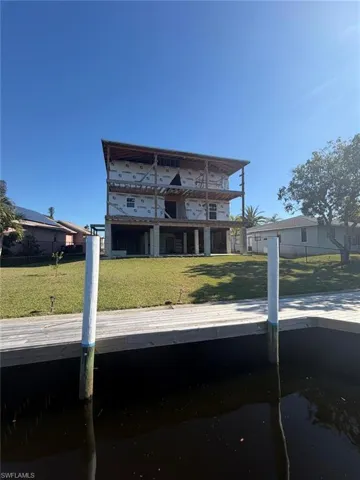 Rear view of property