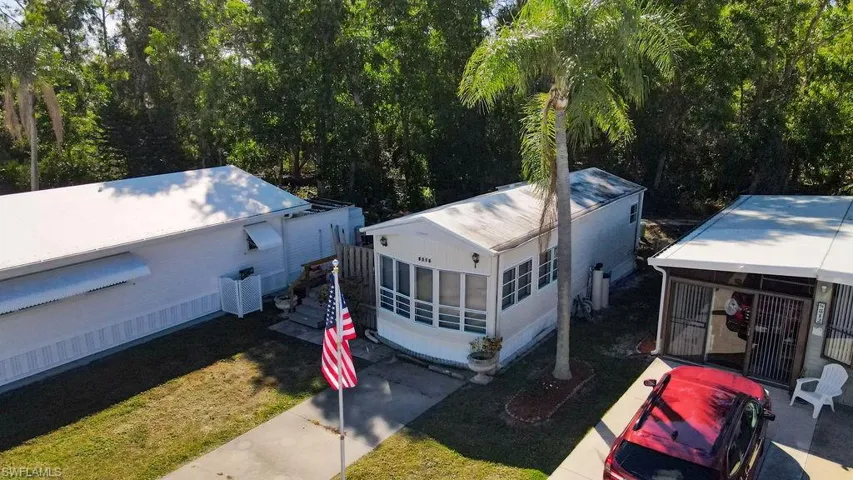 View from above of property