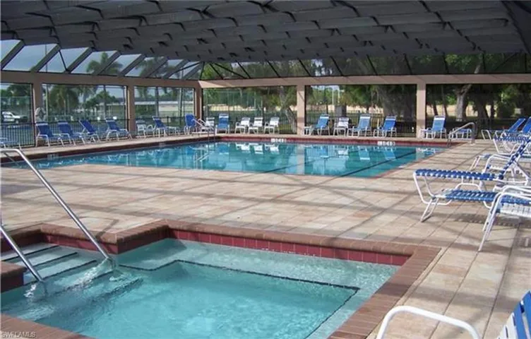 Screened Olympic Pool & Spa