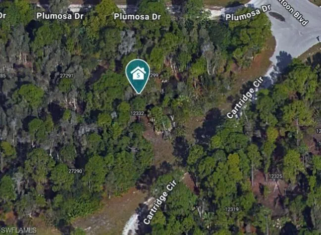 Aerial Map. Displaying the property's location and surrounding thoroughfares