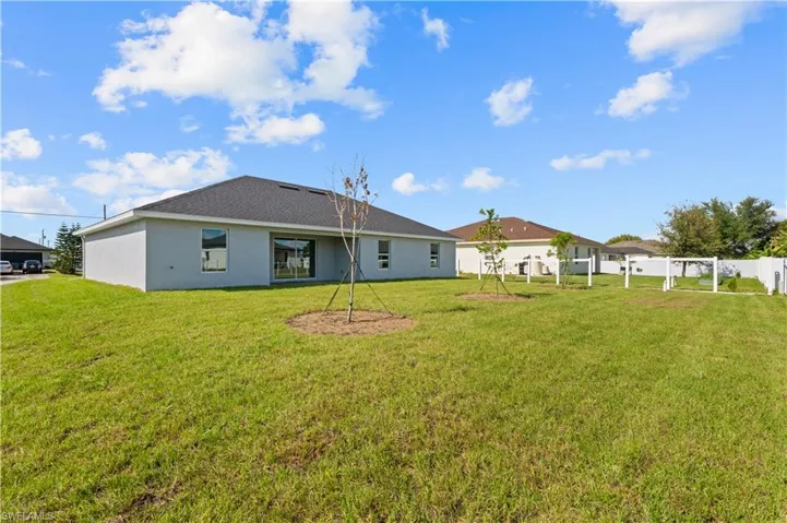 large backyard