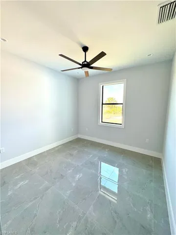 Room featuring ceiling fan