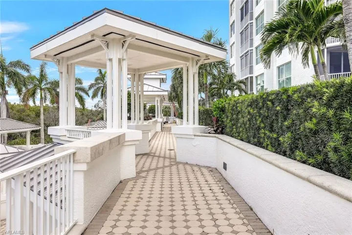 Patio access to Barbados Pool & Spa