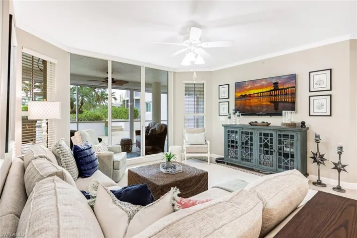 Living Room open to Lanai