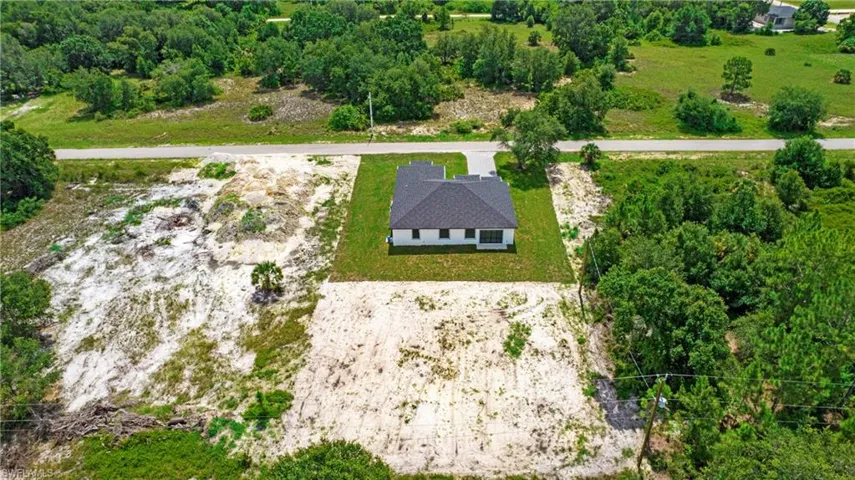 Aerial view of property and surrounding area