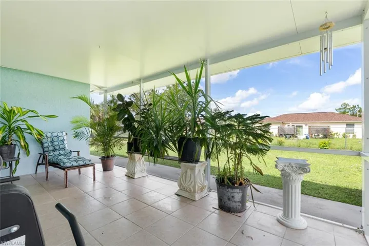View of patio
