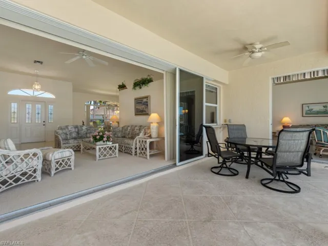 View of patio / terrace featuring outdoor dining area, outdoor lounge area, visible vents, and ceiling fan