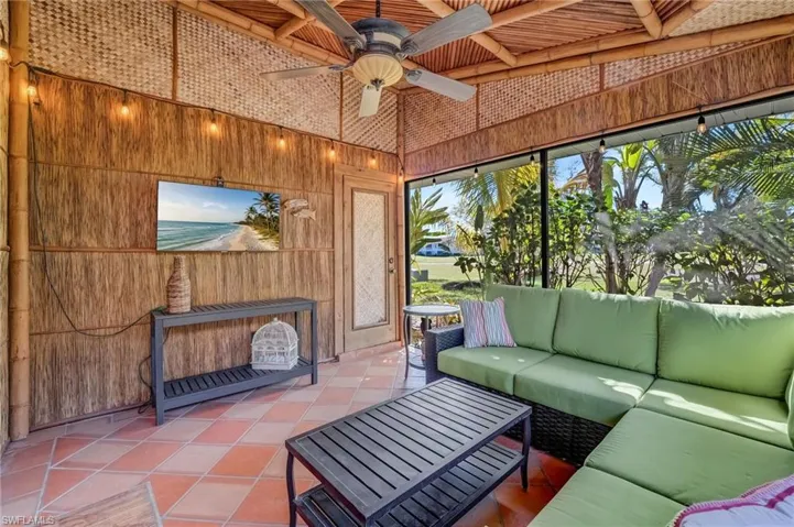 Bamboo Walls and Ceiling
