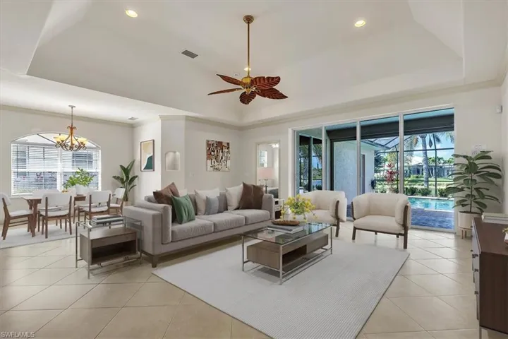 STAGED Great Room and Dining
