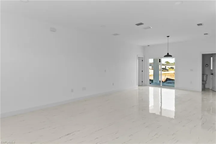 View of spare room