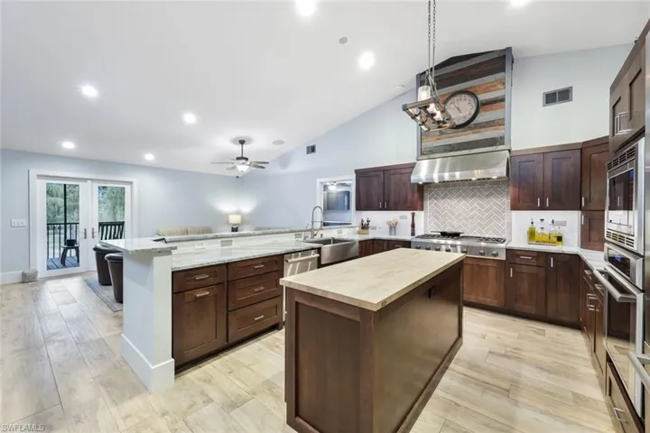 Kitchen Gas, Mouser Cabinetry and Thermador Appliances