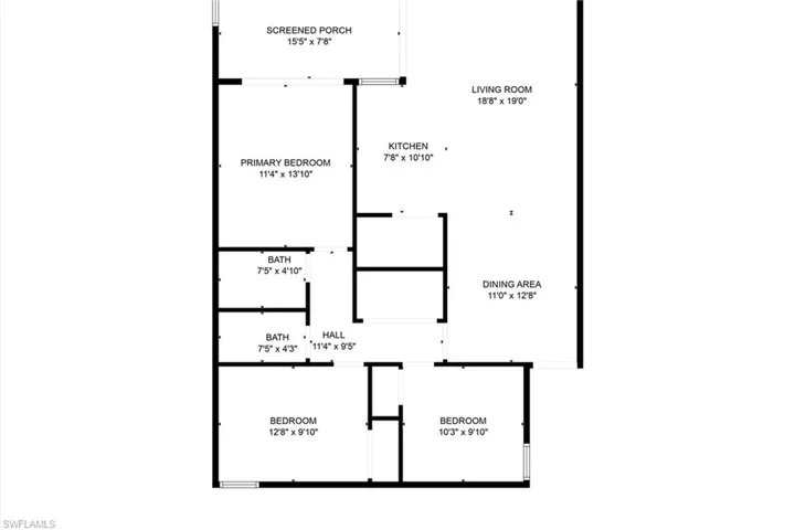 View of unit layout