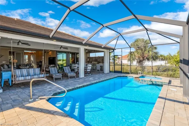 Heated Pool and Spa with larger covered Lanai