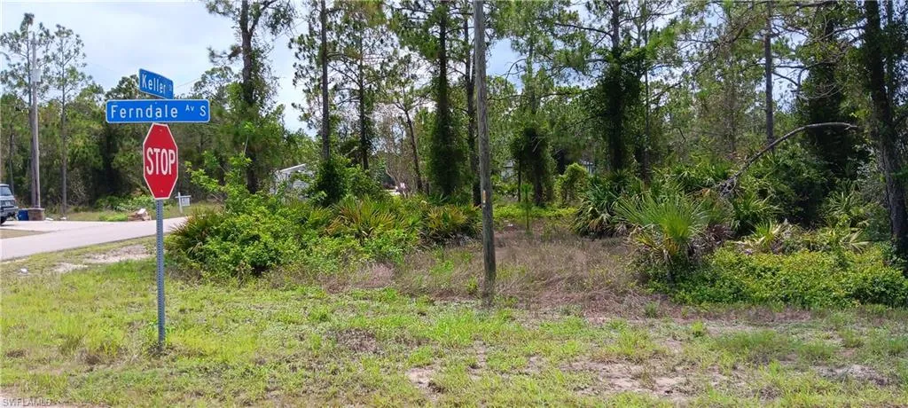 East side of lot