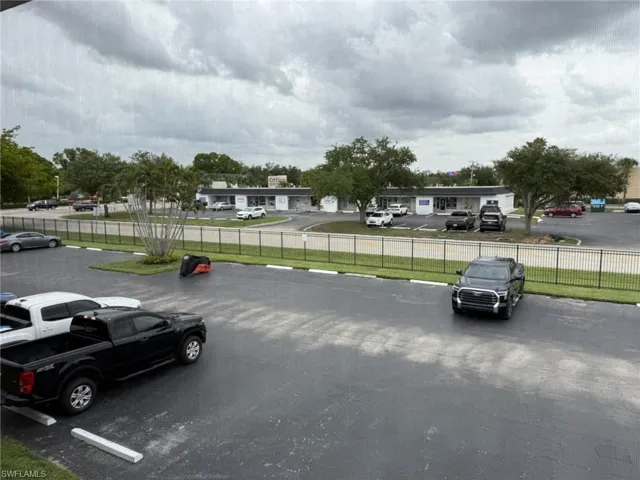 View of uncovered parking lot