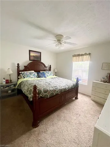 Primary bedroom with lots of light