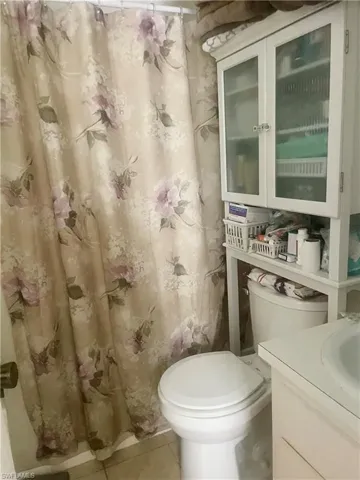 this bathroom is attached to the primary bedroom