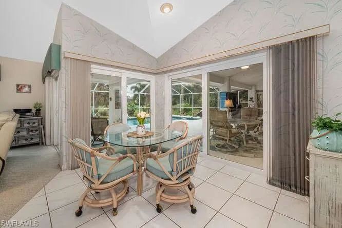 Eat in Kitchen centered between family room and Lanai
