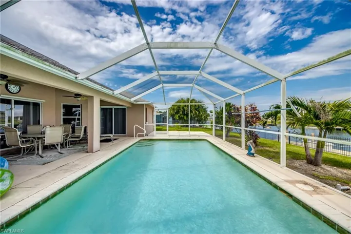 Long view of swimming pool.