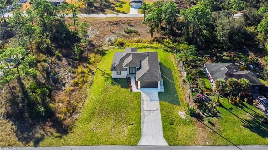 Aerial view of property and surrounding area