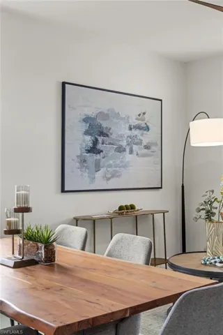 View of dining area