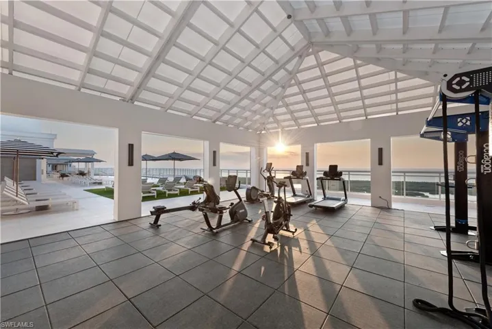 Roof top Fitness Area