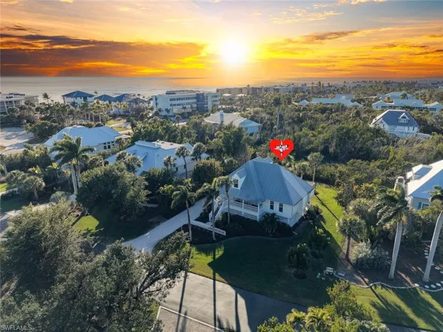 Aerial Sunset view