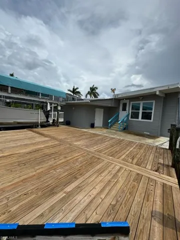 View of deck
