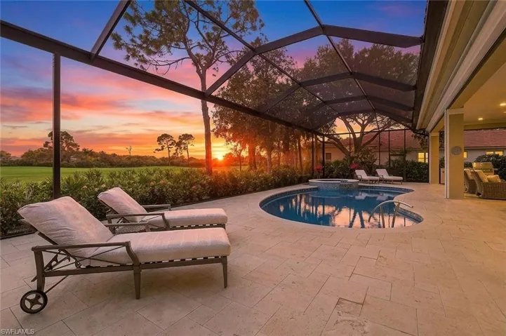 Sunset Sky Spectacle Poolside