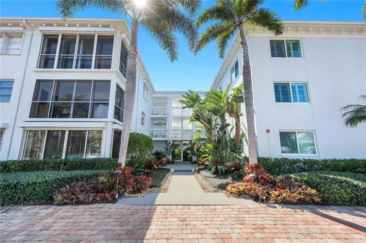 Classic Olde Naples Condominium design.