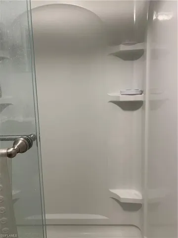 Bathroom with a shower stall