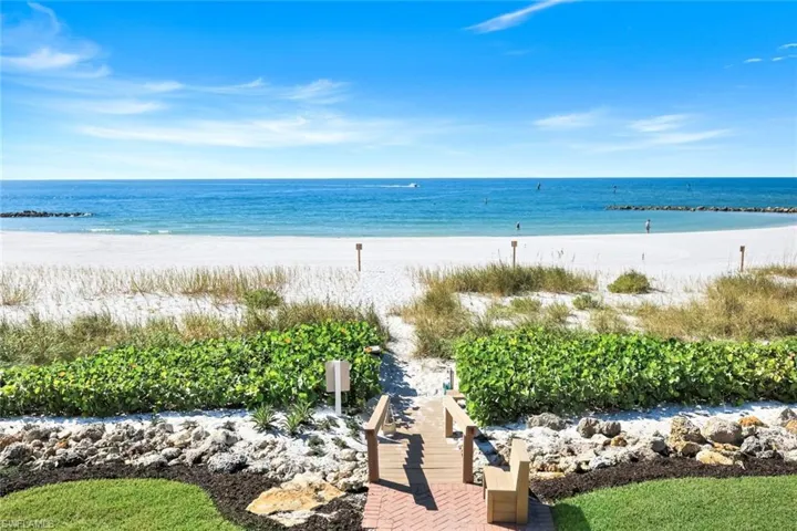 Water view with local beach