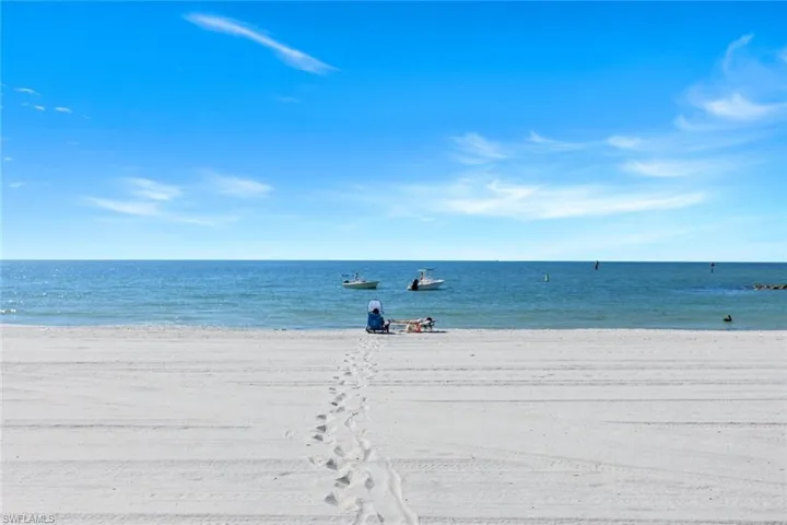 Water view featuring nearby beach