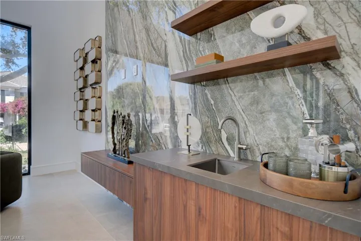 Kitchen featuring sink