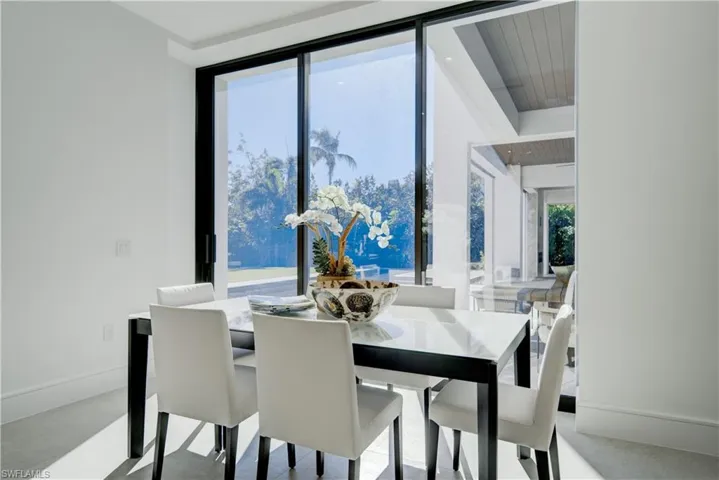 Dining area with plenty of natural light