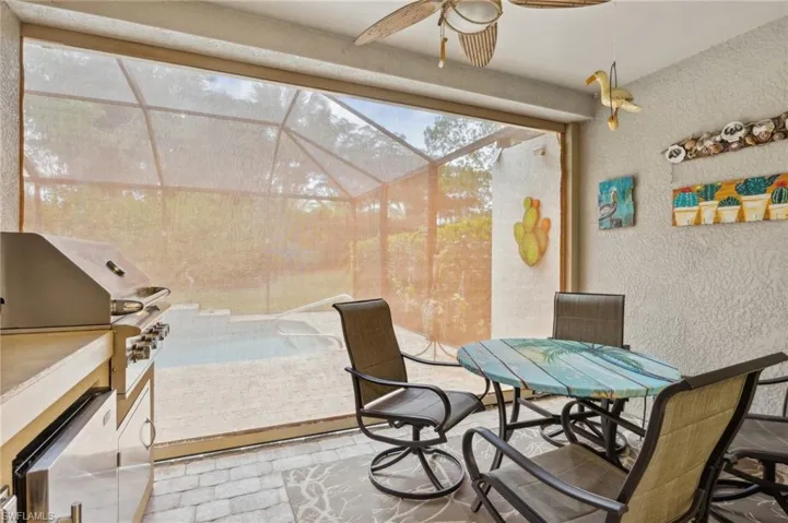 Storm Smart screen for shade and storm protecxtion.