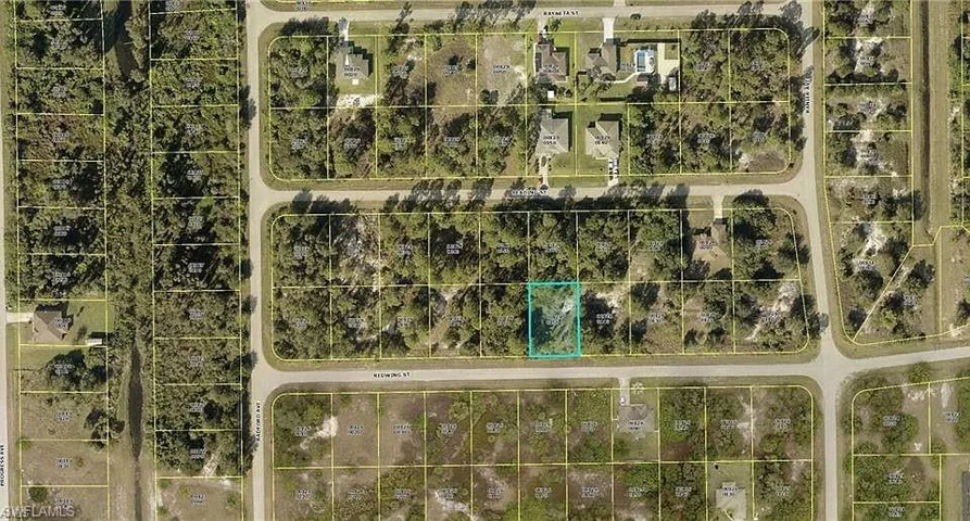 Map of property location with property parcel outlined
