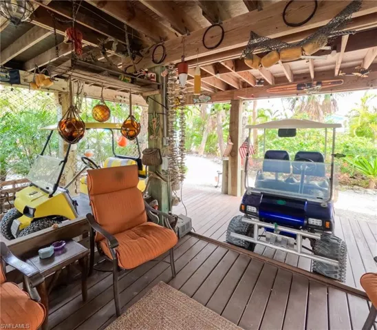 View of dock featuring a deck