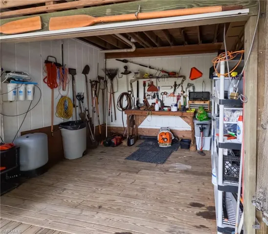 View of storage area