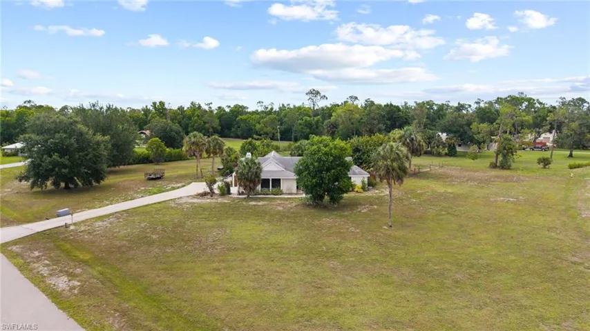 View from above of property