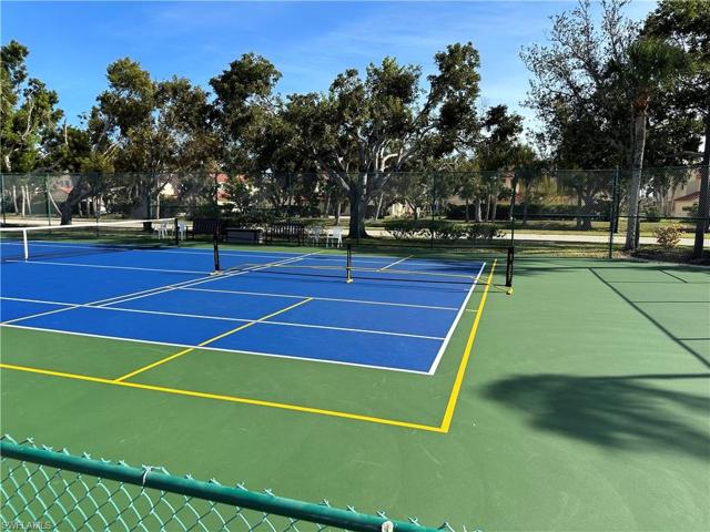 Newly resurfaced courts for pickleball, the ONLY pickleball courts in Kelly Greens!