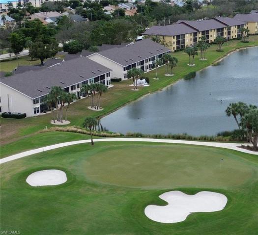 Unit is just off the 6th green, overlooking the 7th tee boxes