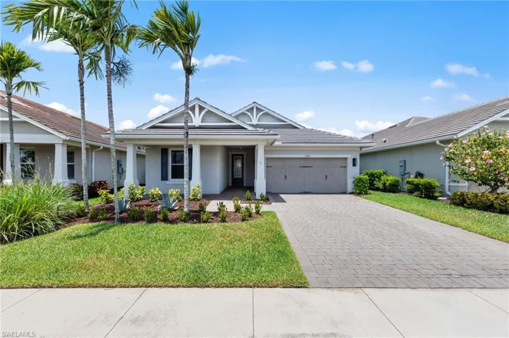 Front of home, new landscaping