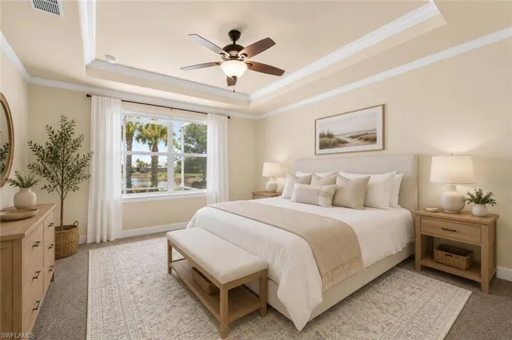 ***VIRTUALLY STAGED*** Master bedroom