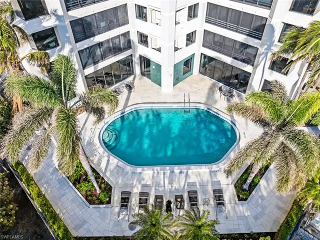 View of pool