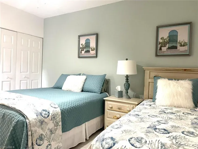 Guest Bedroom with Queen and Twin beds