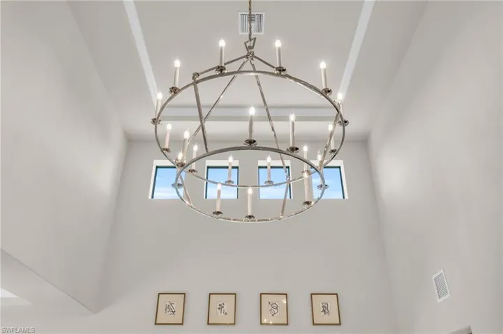 Large chandelier
